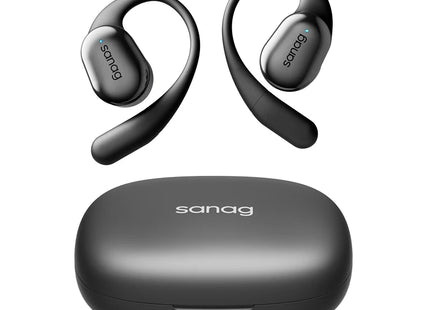 Écouteurs Open Ear Sanag C16S Conduction Osseuse - Bluetooth 5.4, 56h Autonomie, HiFi, IPX7, Confort Léger pour Sport et Bureau
