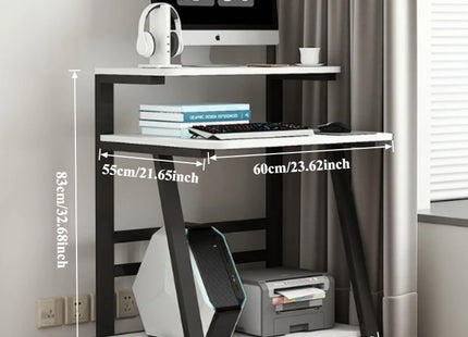 Bureau d’Ordinateur Intelligent – Bureau de Jeu et d’Étude – Bureau pour Ordinateur Portable – Bureau Debout et Assis – Table de Bureau Rectangulaire en Métal – Assemblage Facile – Pour Maison, Bureau, Étude, Gaming