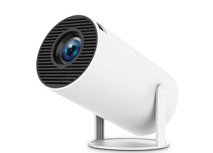 MOMAN Mini Projecteur Portable 4K, Projecteur HD WiFi 200" - Compatible Smartphone/iPhone/PC/PS5/USB, Autofocus, Correction Keystone Automatique, Double Haut-Parleurs, Idée Cadeau