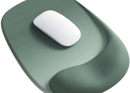 Tapis de Souris Ergonomique avec Support de Poignet en Gel – Tissu Lycra de Qualité Supérieure – Base Antidérapante en Caoutchouc – Confort et Précision pour Ordinateurs Portables et de Bureau – Idéal pour le Travail et le Gaming