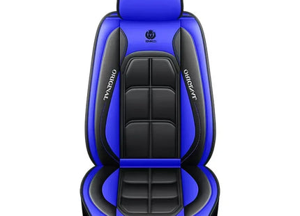 Housses de Siège Auto en Cuir Artificiel – Multi-Couleurs – Ajustement Universel – Idéal pour Améliorer le Style et la Protection de l'Intérieur Automobile – Mousse PE Rembourrée – Toutes Saisons – Disponible à l'Unité ou par Paire