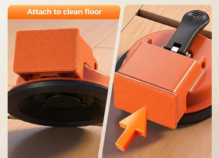 Herramienta de Sujeción para Juntas de Tarima de Madera – Ventosa de Alta Adherencia >60kg con Almohadilla de Goma y Altura Ajustable – Reparación y Unión de Lamas – Diámetro 118mm – Accesorio de Decoración Interior