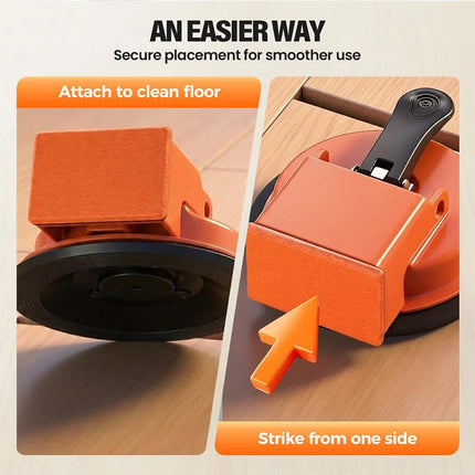 Hardwood Floor Clamp Tool – High Adhesion Suction Cup >60kg with Rubber Pad and Adjustable Height – Repair and Join Floorboards – Diameter 118mm – Interior Decoration Accessory