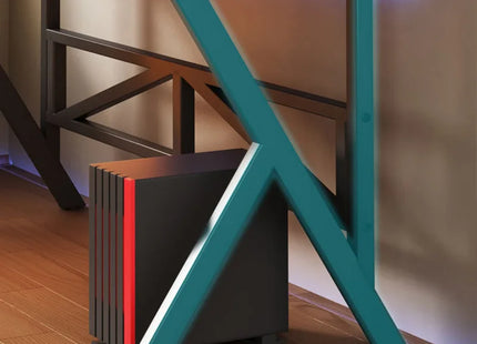 Table de Jeu Ergonomique – Bureau d’Ordinateur de Bureau – Table d’Étude et d’Apprentissage – Design Luxe et Stable – Rectangulaire – Métal Durable – Poids 2 kg – Pour Chambre, Bureau, Salle d’Étude