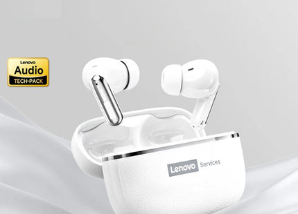 Lenovo Pro LE2 TWS – Écouteurs Bluetooth 6.0 Cuir, Réduction de Bruit ENC, 36h Autonomie, 38ms Latence pour Jeu