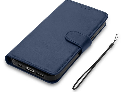 Coque Livret Cuir pour Samsung Galaxy A03, A03S, A10, A12, A13, A20E, A20S, A21S, A22, A31, A32, A33, A40, A41, A50, A51, A52, A53 4G/5G, A05S 5G - Étui de Protection Flip Poche Anti-Rayures