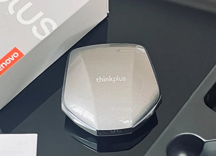 Lenovo Pro XT – Écouteurs Bluetooth 5.4 Gaming à Faible Latence, Affichage LED, Mode Double Jeu/Musique, IPX4 (Noir/Blanc/Gris)