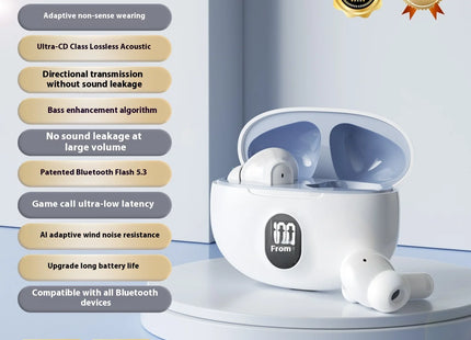 Écouteurs Sony True Wireless – HIFI Stéréo, Affichage Puissance, Compatibles iPhone et Samsung