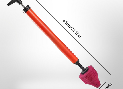 Déboucheur Toilette à Haute Pression - Pompe à Air Puissante et Réutilisable - Outil de Plomberie avec Poignée Ergonomique - Pour WC, Lavabos et Canalisations