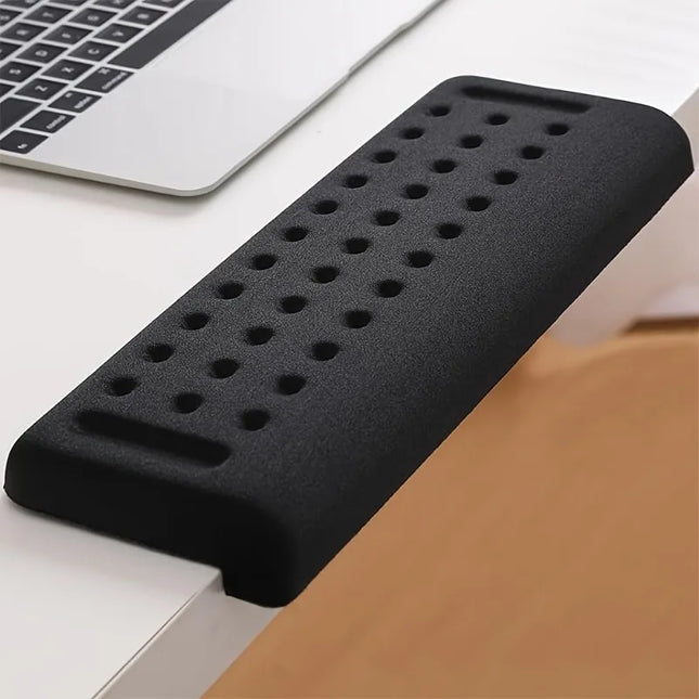 Repose-Poignet Ergonomique en Forme de L – Support pour Poignet et Avant-Bras – Base en Mousse Antidérapante – Confort Optimal pour le Travail sur Ordinateur – Cuir de Haute Qualité – 1 Pièce