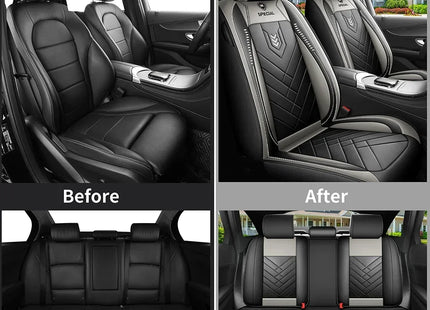Housse de Siège Auto Universelle en Polyester – Résistante à l'Eau – Housse Conducteur ou Passager – Toutes Saisons – Épaisseur Standard – Protection Durable pour Intérieur de Véhicule