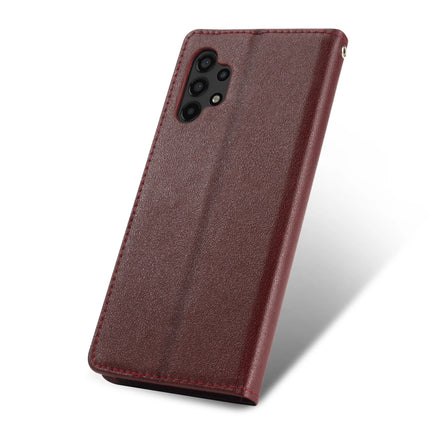 Coque Livret Cuir pour Samsung Galaxy A03, A03S, A10, A12, A13, A20E, A20S, A21S, A22, A31, A32, A33, A40, A41, A50, A51, A52, A53 4G/5G, A05S 5G - Étui de Protection Flip Poche Anti-Rayures