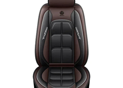 Housses de Siège Auto en Cuir Artificiel – Multi-Couleurs – Ajustement Universel – Idéal pour Améliorer le Style et la Protection de l'Intérieur Automobile – Mousse PE Rembourrée – Toutes Saisons – Disponible à l'Unité ou par Paire