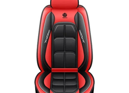 Housses de Siège Auto en Cuir Artificiel – Multi-Couleurs – Ajustement Universel – Idéal pour Améliorer le Style et la Protection de l'Intérieur Automobile – Mousse PE Rembourrée – Toutes Saisons – Disponible à l'Unité ou par Paire