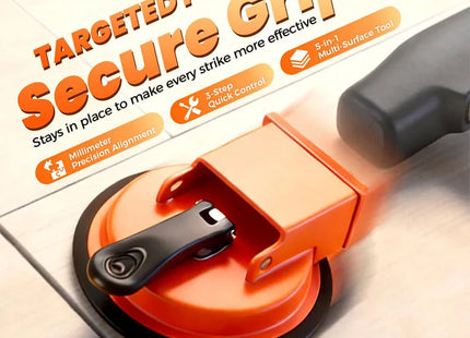 Herramienta de Sujeción para Juntas de Tarima de Madera – Ventosa de Alta Adherencia >60kg con Almohadilla de Goma y Altura Ajustable – Reparación y Unión de Lamas – Diámetro 118mm – Accesorio de Decoración Interior