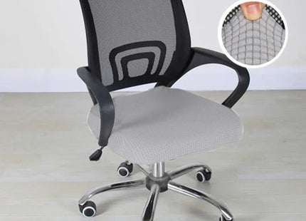 Housse de Siège Élastique Polyester pour Chaise de Bureau - Protège Chaise de Bureau, Fauteuil de Bureau, Protection Antitaches