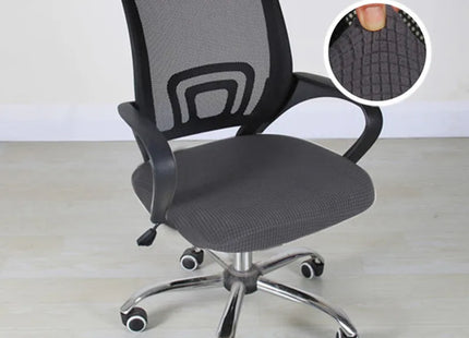 Housse de Siège Élastique Polyester pour Chaise de Bureau - Protège Chaise de Bureau, Fauteuil de Bureau, Protection Antitaches