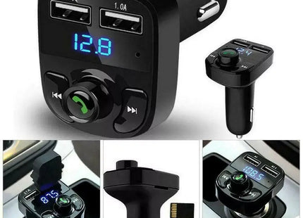 Émetteur FM Bluetooth 5.0 Voiture - Double USB 3.1A - Charge Rapide - Affichage Numérique - Kit Mains-Libres