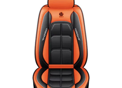 Housse de siège tout compris, Housse de Siège Auto Universelle en Cuir – Entièrement en Cuir – Toutes Saisons – Mousse PE Rembourrée – Disponible à l'Unité ou par Paire entièrement en cuir, housse de coussin universel toutes saisons