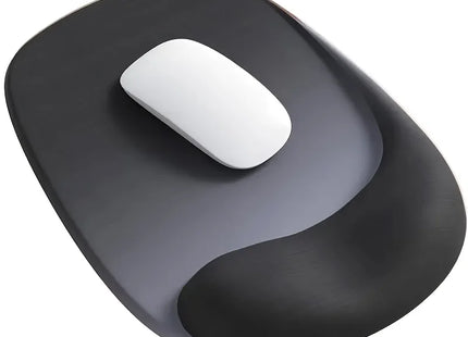 Tapis de Souris Ergonomique avec Support de Poignet en Gel – Tissu Lycra de Qualité Supérieure – Base Antidérapante en Caoutchouc – Confort et Précision pour Ordinateurs Portables et de Bureau – Idéal pour le Travail et le Gaming