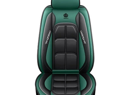Housses de Siège Auto en Cuir Artificiel – Multi-Couleurs – Ajustement Universel – Idéal pour Améliorer le Style et la Protection de l'Intérieur Automobile – Mousse PE Rembourrée – Toutes Saisons – Disponible à l'Unité ou par Paire