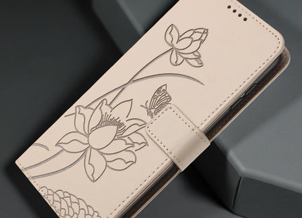 Étui Portefeuille Cuir PU avec Motif Fleur Magnétique - Compatible Samsung Galaxy S22, S23 Ultra, S24, A16, A26, Série FE