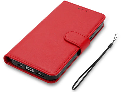 Coque Livret Cuir pour Samsung Galaxy A03, A03S, A10, A12, A13, A20E, A20S, A21S, A22, A31, A32, A33, A40, A41, A50, A51, A52, A53 4G/5G, A05S 5G - Étui de Protection Flip Poche Anti-Rayures