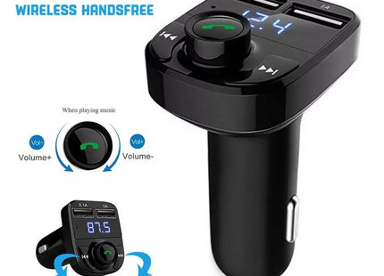 Émetteur FM Bluetooth 5.0 Voiture - Double USB 3.1A - Charge Rapide - Affichage Numérique - Kit Mains-Libres