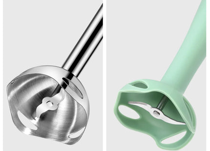 Mixeur Plongeant Électrique 300W – Bâton Mélangeur pour Aliments, Pâtisserie et Boissons – Corps en Acier Inoxydable, Lames Détachables – Tension Universelle 111V-240V avec Prise US – Longueur 38 cm