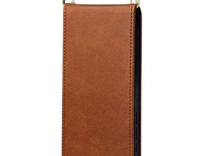 Étui Portefeuille Bandoulière Cuir avec Miroir et Longue Dragonne | Poche Pour Samsung Galaxy A05 A06 A16 A15 A36 A56 A26 5G