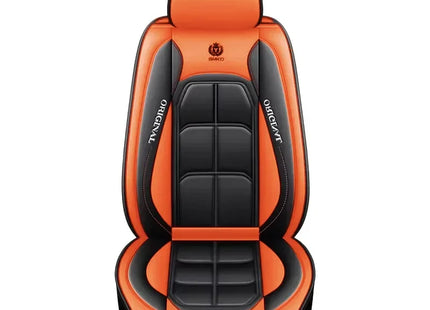 Housses de Siège Auto en Cuir Artificiel – Multi-Couleurs – Ajustement Universel – Idéal pour Améliorer le Style et la Protection de l'Intérieur Automobile – Mousse PE Rembourrée – Toutes Saisons – Disponible à l'Unité ou par Paire