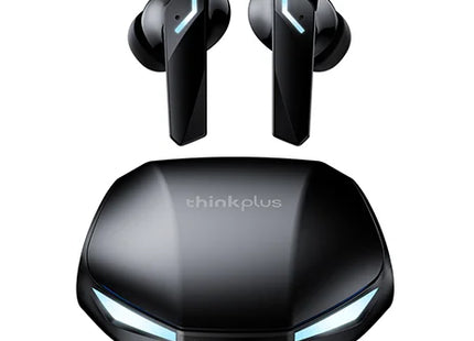 Lenovo Pro XT – Écouteurs Bluetooth 5.4 Gaming à Faible Latence, Affichage LED, Mode Double Jeu/Musique, IPX4 (Noir/Blanc/Gris)