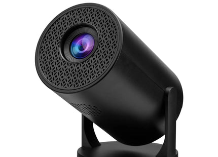 MOMAN Mini Projecteur Portable 4K, Projecteur HD WiFi 200" - Compatible Smartphone/iPhone/PC/PS5/USB, Autofocus, Correction Keystone Automatique, Double Haut-Parleurs, Idée Cadeau