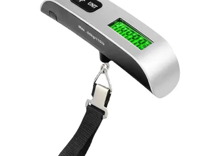 Balance de Voyage Portative 50 kg – Pèse-bagage Numérique avec Écran LCD Rétroéclairé Bleu – Précision 50 g – Conversion d’Unités (kg/lb/°C/°F) – Fonction Tare – Certifiée CE – Modèle DZC-T8