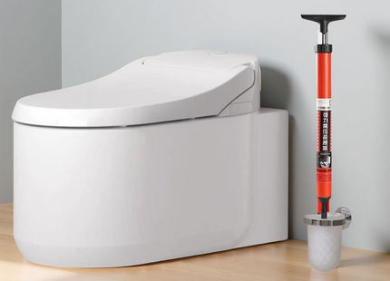 Déboucheur Toilette à Haute Pression - Pompe à Air Puissante et Réutilisable - Outil de Plomberie avec Poignée Ergonomique - Pour WC, Lavabos et Canalisations
