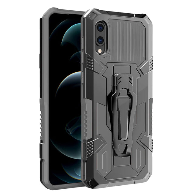 Coque Antichoc Peaktop avec Support Magnétique pour Samsung Galaxy A02S A03 Core A01 A30 A70 - Bracket & Kickstand