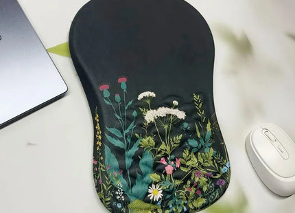 Repose-Poignet Ergonomique – Tapis de Souris avec Support de Poignet Confortable – Coton Mémoire Haute Élasticité – Antidérapant – Silicone Durable – Taille 30×20×2,5 cm – Pour Ordinateur Portable et Bureau