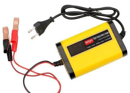 Chargeur de Batterie Intelligent à Réparation par Impulsions 12V 6A – Pour Voiture et Moto – Batteries Plomb – Écran LCD Digital – Modèle 31195 – Certifié CE – Fabricant Shenzhen Zhiya Technology