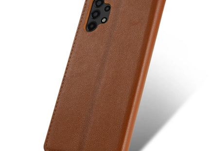 Coque Livret Cuir pour Samsung Galaxy A03, A03S, A10, A12, A13, A20E, A20S, A21S, A22, A31, A32, A33, A40, A41, A50, A51, A52, A53 4G/5G, A05S 5G - Étui de Protection Flip Poche Anti-Rayures