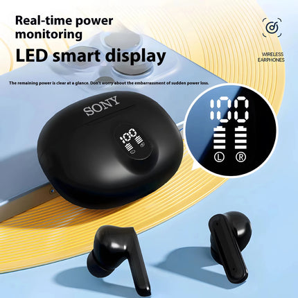 Sony True Wireless Earbuds – HiFi Stereo, Power Display, Compatible with iPhone and Samsung