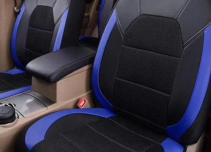 Housse de Siège de Voiture Universelle en Cuir PU – Ensemble Complet 9 Pièces – Luxe – 5 Sièges – Haute Qualité – Protection Complète 5 Places pour Voitures, SUV, Camions, Fourgonnettes