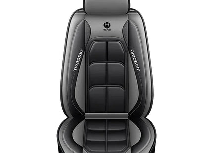 Housses de Siège Auto en Cuir Artificiel – Multi-Couleurs – Ajustement Universel – Idéal pour Améliorer le Style et la Protection de l'Intérieur Automobile – Mousse PE Rembourrée – Toutes Saisons – Disponible à l'Unité ou par Paire