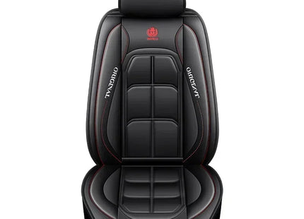 Housses de Siège Auto en Cuir Artificiel – Multi-Couleurs – Ajustement Universel – Idéal pour Améliorer le Style et la Protection de l'Intérieur Automobile – Mousse PE Rembourrée – Toutes Saisons – Disponible à l'Unité ou par Paire