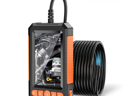 Endoscope Industriel 1M/5M/10M/20M/30M – Caméra d’Inspection 4,3″ – Double ou Simple Objectif – HD 1080p – IP67 Étanche – Borescope pour Contrôle Automobile, Plomberie, Canalisations – Batterie 2000 mAh