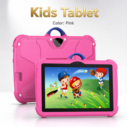 Tablette Enfant 7 Pouces Android 13 – 4GB RAM, 64GB ROM, Caméras Doubles, Cadeau Idéal pour les Enfants