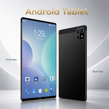 Tablette Android 12 K10 de 8 pouces – Écran 2K 2560 × 1600, 12 Go RAM, 640 Go de stockage, Wi-Fi, 4G LTE, double SIM et batterie 7800 mAh