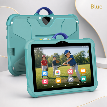 Tablette Enfant 7 Pouces Android 13 – 4GB RAM, 64GB ROM, Caméras Doubles, Cadeau Idéal pour les Enfants