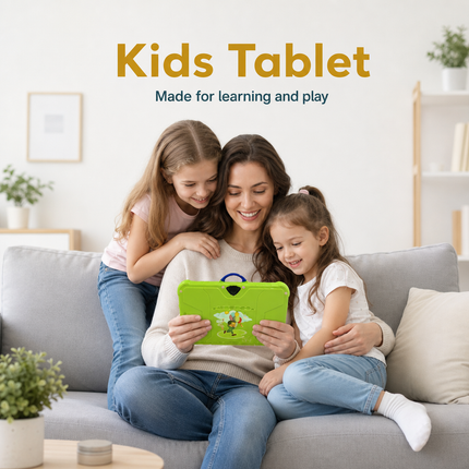 Tablette Enfant 7 Pouces Android 13 – 4GB RAM, 64GB ROM, Caméras Doubles, Cadeau Idéal pour les Enfants