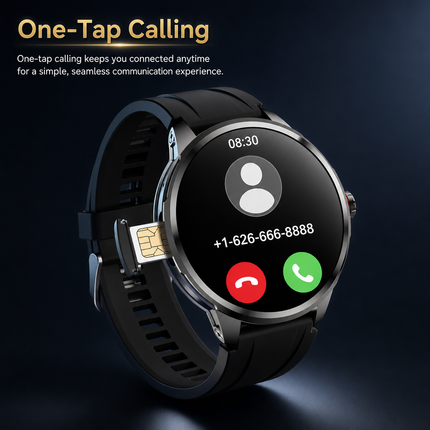 Montre connectée 5G/4G AMOLED 1,95″ montre intelligente 720*720 HD Google APP Smartwatch Android, GPS, Wi-Fi, appels SIM, caméra 8 MP, suivi santé et jusqu’à 8 Go + 128 Go
