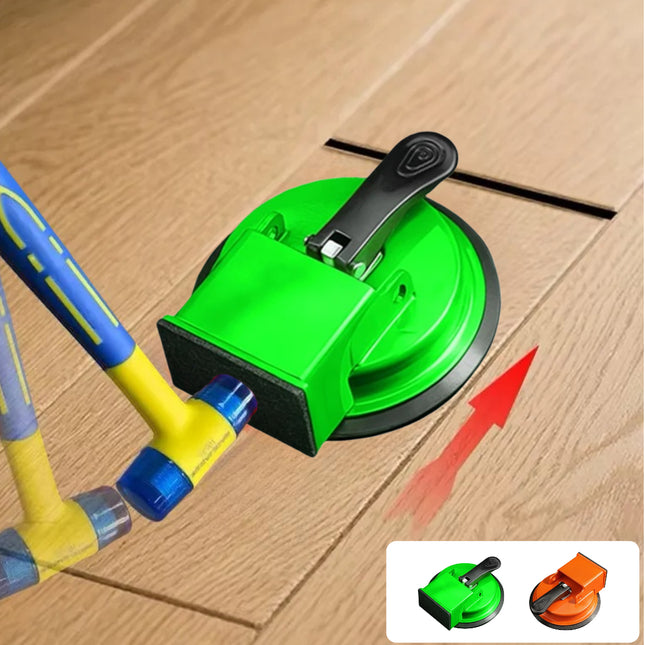 Herramienta de Sujeción para Juntas de Tarima de Madera – Ventosa de Alta Adherencia >60kg con Almohadilla de Goma y Altura Ajustable – Reparación y Unión de Lamas – Diámetro 118mm – Accesorio de Decoración Interior